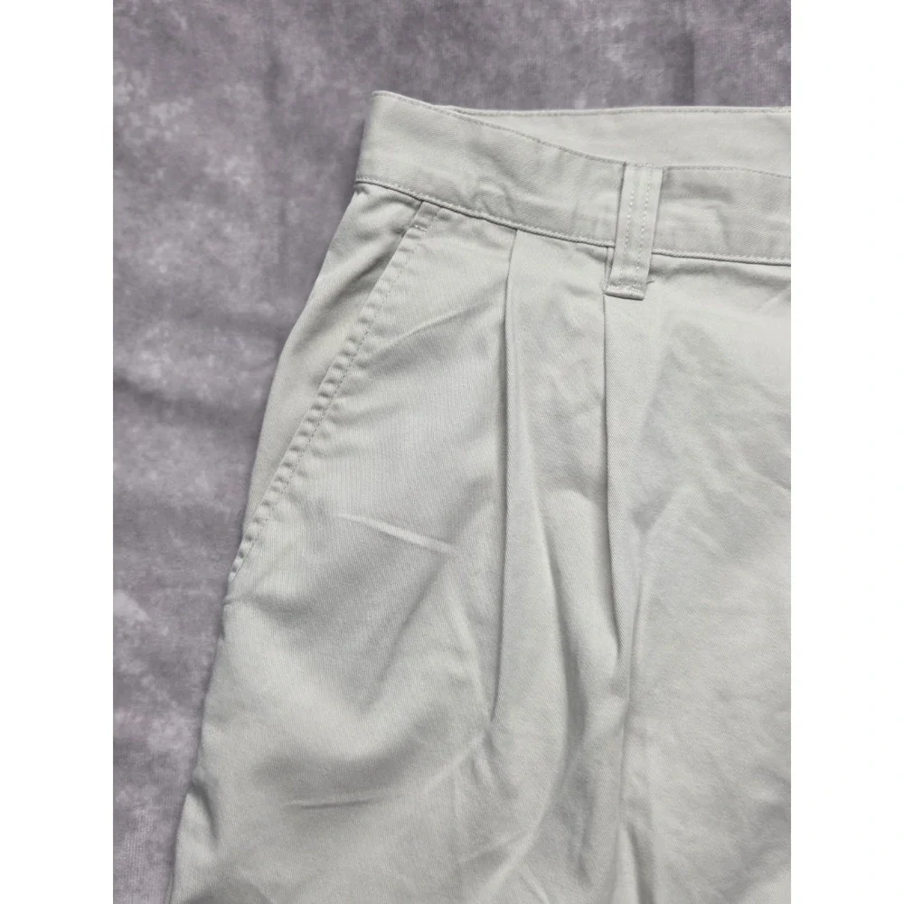 Dockers Shorts Men's Size 38 Pleated Chino Beige Khaki Vintage 90's Classic